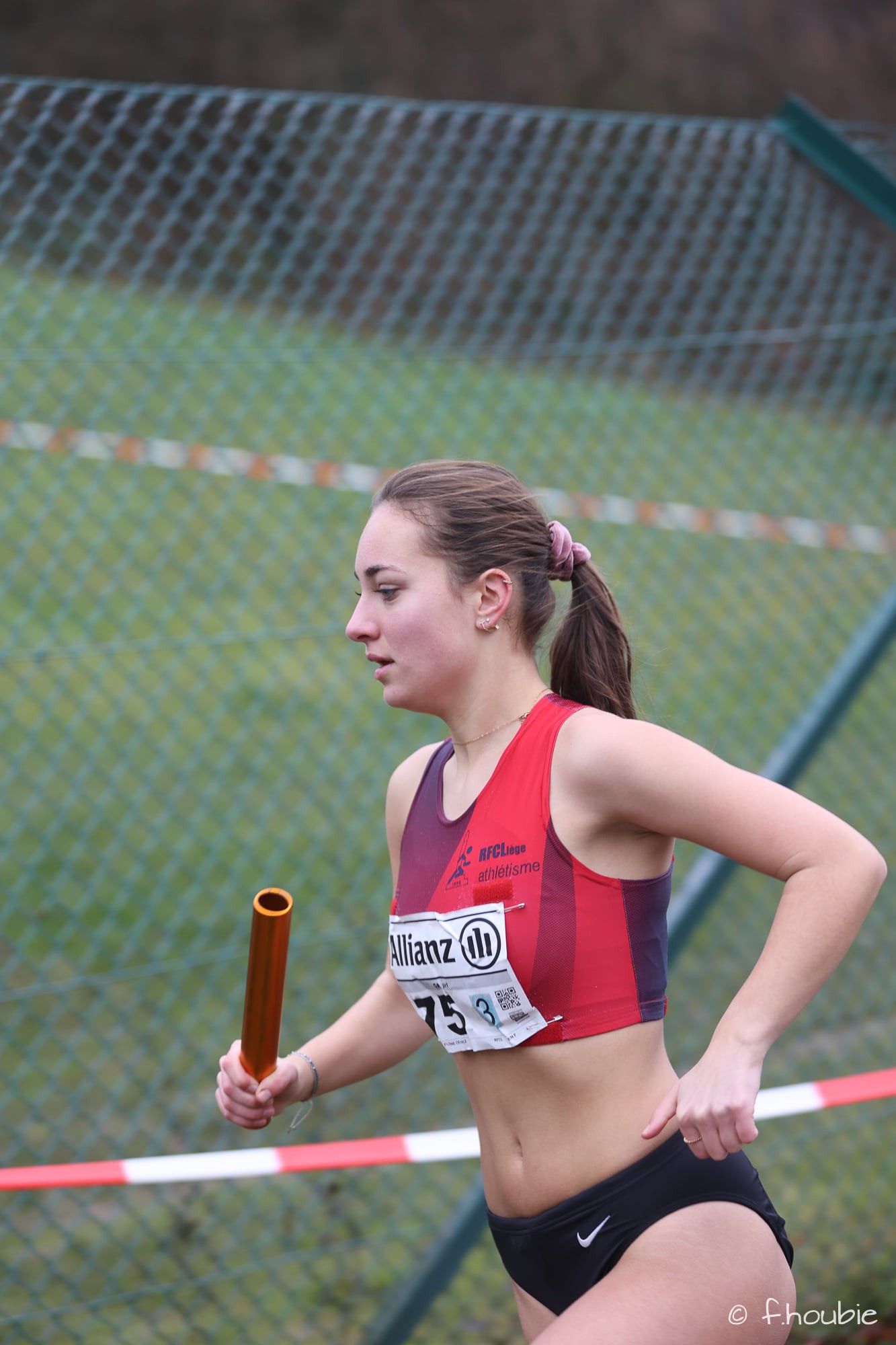 Florine Delrez au cross de Liège.